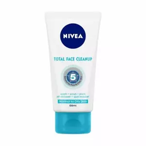 NIVEA lavaggio viso donna, pulizia totale viso, come lavaggio viso, confezione da 50 ml - Foto 1 di 4