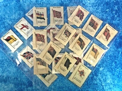 Kensitas Cigarette Silk Cards - British Empire Flags x 25 Silk Cards from 1934 - Image 1 of 4