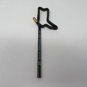 Vintage Cowboystiefel geformter Bleistift Justin Western Stiefelmacher Werbung Promo - Bild 1 von 9