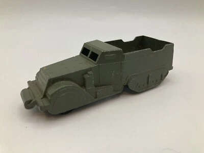 Nice Shape! Vintage Midgetoy Metal Army Halftrack Truck Armored Military Vehicle - Image 1 of 4