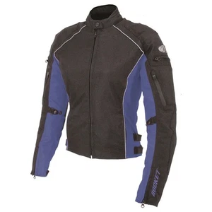 Joe Rocket Turbulent Womens Jacket (X-Large, Black/Blue) - Picture 1 of 3