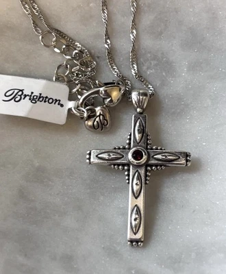 Brighton Eternal Silver Cross Necklace WITH FREE SHIPPING ! - Image 1 of 4