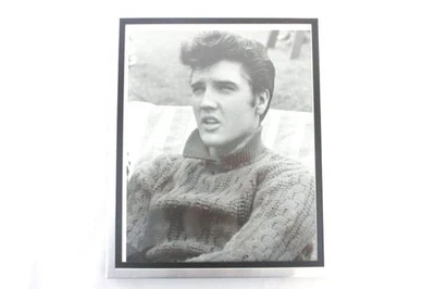 Framed 9x11 Elvis Presley Jailhouse Rock Movie Photo Black & White Aluminum - Image 1 of 4