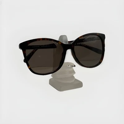 Gafas de sol Coach HC8271U para mujer tortuga oscura, marrón oscuro, 57 mm Foto 1 de 4