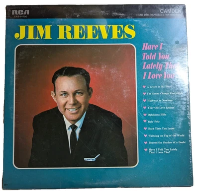 Jim Reeves Have I Told You Lately That I Love You LP 1964 New Sealed Ships Fast - Imagem 1 de 4