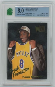 Base Fleer Metal Fresh 1996-97 novato Kobe Bryant #137 casi nueva clasificación 8,0 - Imagen 1 de 3