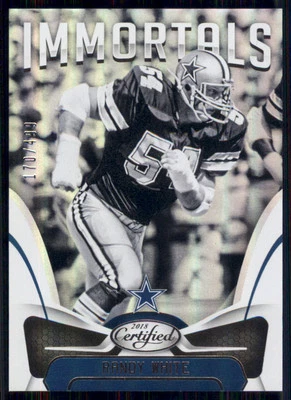 2018 Panini Certified #134 Randy White Mirror Silver #/499 - Image 1 of 2