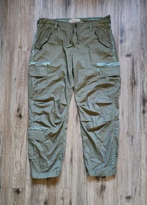 Pantalones Abercrombie De Colección Para Mujer 32/14R Sueltos Carga Militar Paracaidista Y2K Foto 1 de 4