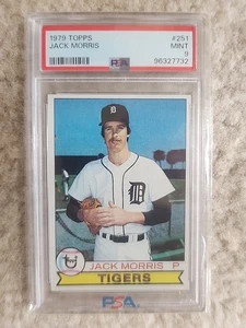 1979 Topps #251 Jack Morris TIGERS HOF PSA 9 MINT POP 90 New Slab! - Bild 1 von 2