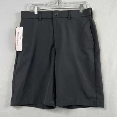 Шорты Grand Slam размер 32 Motion Flow для гольфа Chino легкий уход производительность черные новые - Изображение 1 из 4