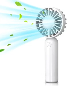 3 Speed Personal Hand-Held Fan Portable Mini Fan Cooling Cooler USB Rechargeable - Picture 1 of 7