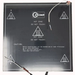 HeavyDuty 300 x 3 mm Square Aluminum Heated Heat Bed 12v Coated Glass 3D Printer - Picture 1 of 4