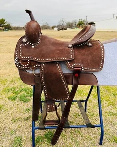 Deep Seat, Kids & Youth Western Saddle Horse Barrel Saddle Free Shipping - Picture 1 of 7