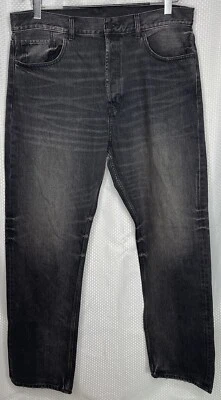 ESSENTIALS FEAR OF GOD HOMBRE DENIM 5 BOLSILLOS BOTÓN MOSCA PIERNA RECTA NEGRO 36 Foto 1 de 4