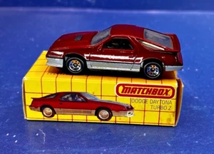 1984 Matchbox England 1st Ed Dodge Daytona Turbo Z Made for Dodge Las Vegas Base - Picture 1 of 13