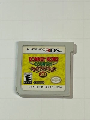 Donkey Kong Country Returns 3D (3DS, 2016) - Cartridge Only - Tested/Working - Image 1 of 4