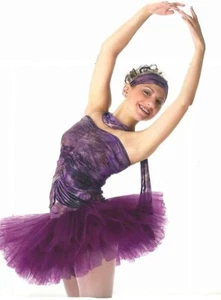 Rhythms Child X-Small Dance Costume POWDERPUFF Ballet TUTU & Camisole TOP New - Picture 1 of 7