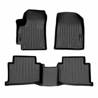 SMARTLINER Custom Fit Floor Mats 2 Row Liner Set OEM TPE 2021-2025 Kia Seltos - Image 1 of 4