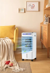 New 3-in-1 Evaporative Air Cooler Portable Air Cooling Fan w/ Fan & Humidifier - Picture 1 of 12