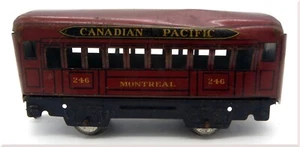 Modelo de tren conductor de juguete de metal del Pacífico canadiense Marx 6" antes de la guerra Montreal #246 - Imagen 1 de 14