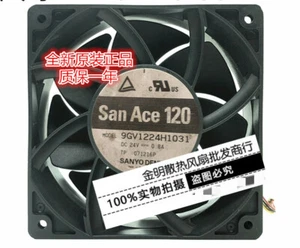 Ventilateur refroidissement onduleur 1 pièce Sanyo 12038 12CM 9GV1224H1031 24V 0.8A. - Photo 1/1
