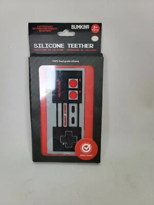 Caja Sellada Nueva Bumkins Nintendo NES Controlador de Juego Silicona Mordedor de Bebé Foto 1 de 2