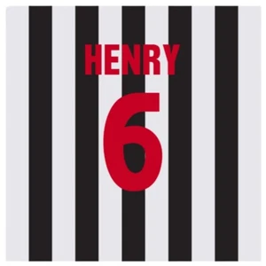 HENRY #6 Juventus 1998-1999 Home Vinyl Name Print And Number - Picture 1 of 1