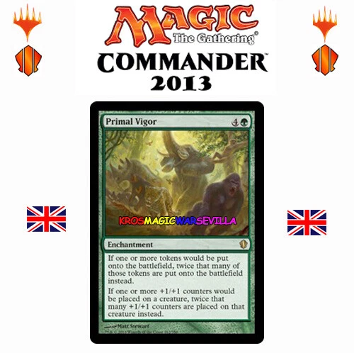 MTG Primal Vigor COMMANDER 2013 ENGLISH NM Vigor primitivo - Imagen 1 de 1