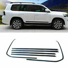 For Land Cruiser 2008-20 Lc200 Black Steel Lower Window Sill Trim Molding Cover