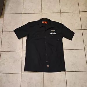 Camisa grande Dickies de lona resistente para hombre rara bordada brasas voladoras cerveza - Imagen 1 de 8
