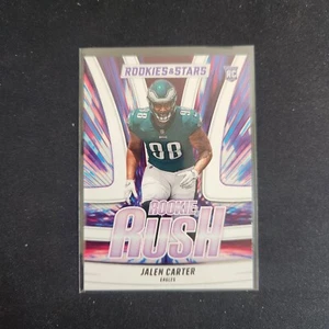 2023 Rookies And Stars Jalen Carter Rookie Rush Insert - #RR-8 Eagles L43 - Picture 1 of 2
