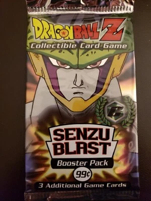Dragon Ball Z Senzu Blast Booster Pack. CCG SCORE, X1 SEALED. Cell Games Saga. - Image 1 of 2