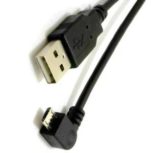 New 2m Right Angle Micro USB Charger Cable TRUCKER 6000 Sat Nav - Picture 1 of 4