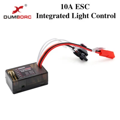DUMBORC Brushed ESC Speed Controller w/Brake /LowVoltoge Alarm/Lamp for RC Model - Image 1 of 4