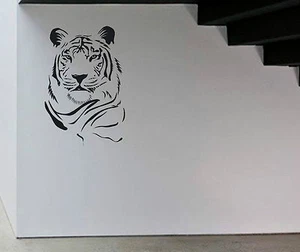 Tiger face Animal cat wild sticker vinyl decal wall art - Picture 1 of 21