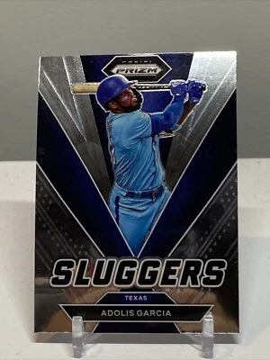 2022 Panini Prizm Sluggers Insert #8 Adolis Garcia - Texas Rangers - Image 1 of 2