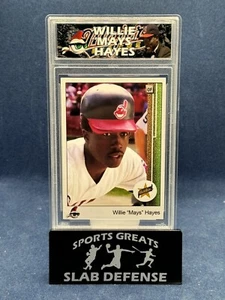 WILLIE “MAYS” HAYES Wesley Snipes 1989 Upper Deck Inspired Custom Card & Case - Picture 1 of 2