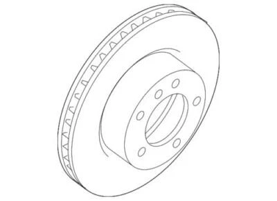 Rotor de freno de disco trasero genuino Jaguar 2000-2006 XK8 XKR Vanden Plas XJR JLM21748 Foto 1 de 2