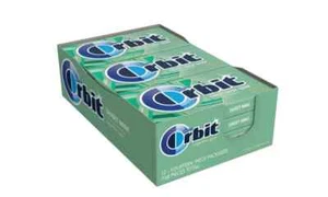 ORBIT Gum Sweet Mint Sugar free Chewing Gum, 14 Pieces (Pack of 12) - Picture 1 of 2