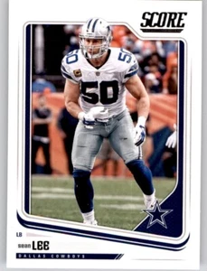 Tarjeta base 2018 Score Sean Lee NFL PWE Cowboys #88 - Imagen 1 de 2