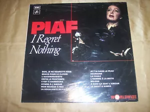Edith Piaf ~ I Regret Nothing ~ SEALED!!!! EMI Columbia SCX 6477 - Picture 1 of 1