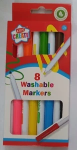 Washable Markers Stamper Pens Colours Felt Tip Pens Colouring Art Crafts - Picture 1 of 5