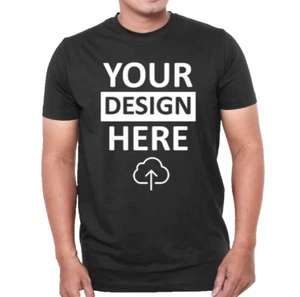 Personalised T Shirt Logo Photo Text Custom Designed Printing Heat Press DTF - Picture 1 of 2