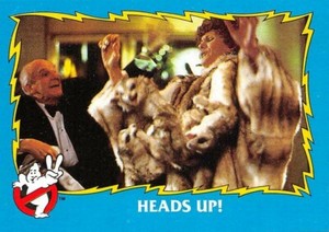 1989 Topps Ghostbusters #66 Heads Up! 👻