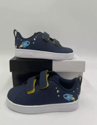 Sapatos infantis Adidas VS Advantage Clean Comfort 'Rocket' 8K EUR 25 #DB1934 - Imagem 1 de 4