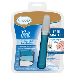 Neu Amopé Pedi Perfect Elektronische Nagelfeile Sand Pediküre Nagelpflegesystem Set - Bild 1 von 3