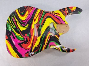Cuerpo de guitarra rígida Alder JPM se adapta a Ibanez(tm) 6 cuerdas RG y Jem Necks J1807 - Imagen 1 de 9
