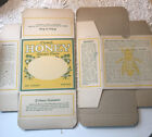 2 Vintage Comb Honey Box Cartons Unused Bee 