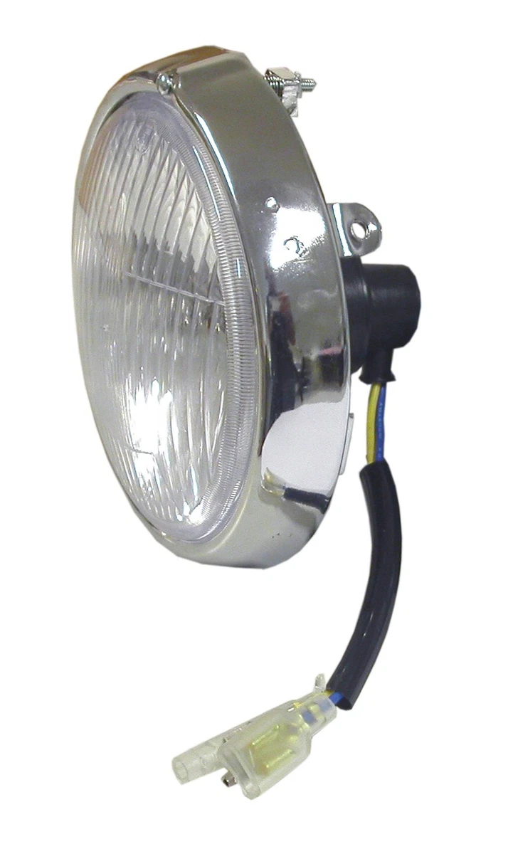 2-Pack 12V 25/25W MPF Headlight Bulbs For Honda C90 Cub & Other Models - Direct Replacement, Clear Lens
