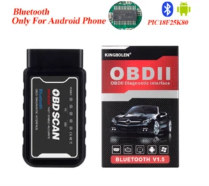 OBDII V1.5 Bluetooth PIC18F25K80 Chip For Android IOS Diagnostic KINGBOLEN M05&& - Picture 1 of 1